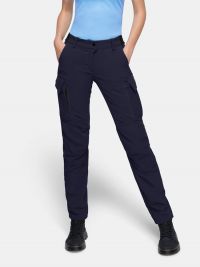 Dunkelblaue Damen Funktionshose  Cargo Stretch